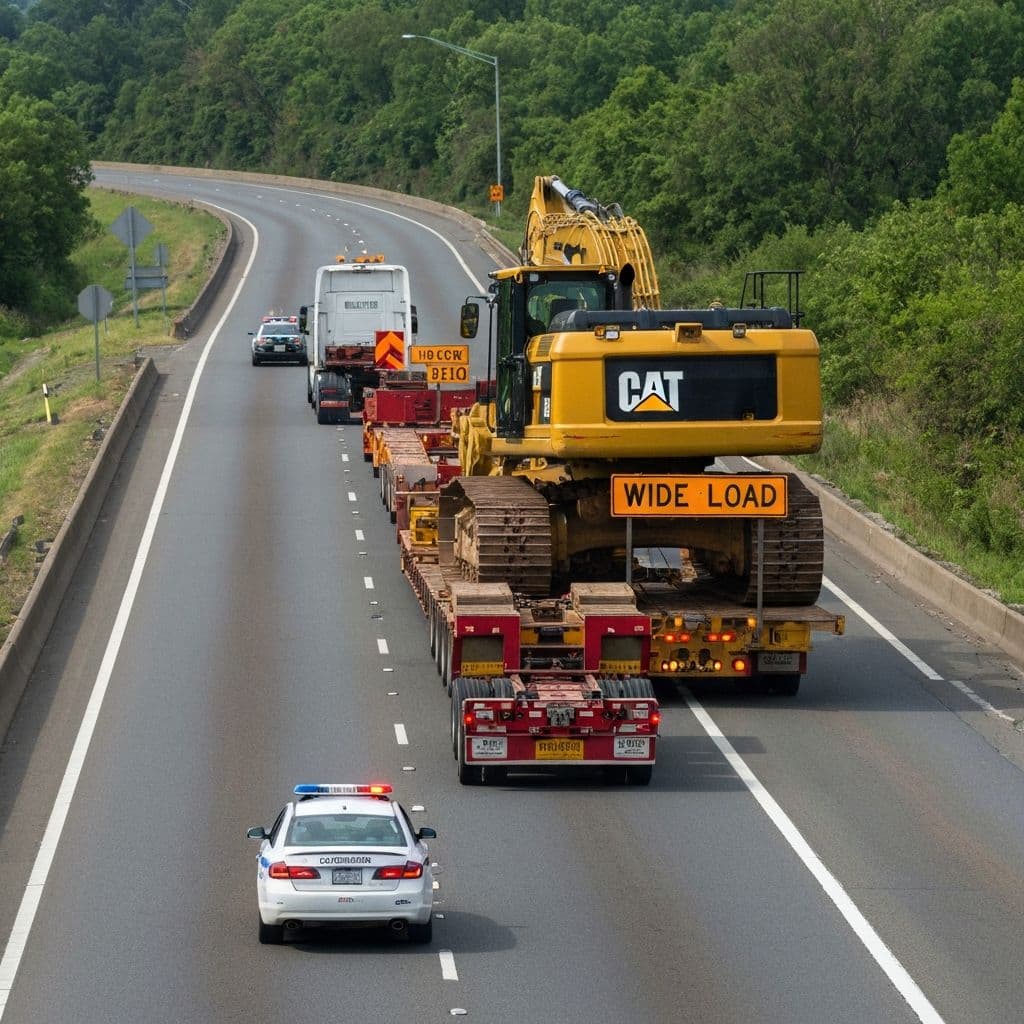 Heavy machinery transport